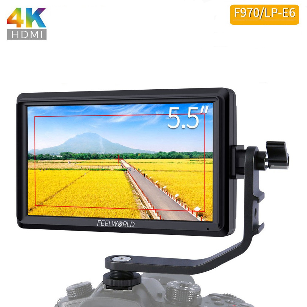15143156956-105d4d5039d64f24c5540e1cb2f44331.jpg Monitor Feelworld S55 - 4k Dslr Hdmi - Pronta Entrega - Imagem 1