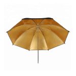 Sombrinha Refletora Preta e Dourada 108cm - Yr63 - Imagem 2