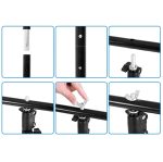 Suporte Fundo Infinito Tipo T Para Tecido Pvc Ou Vinil - BT2 - Imagem 3