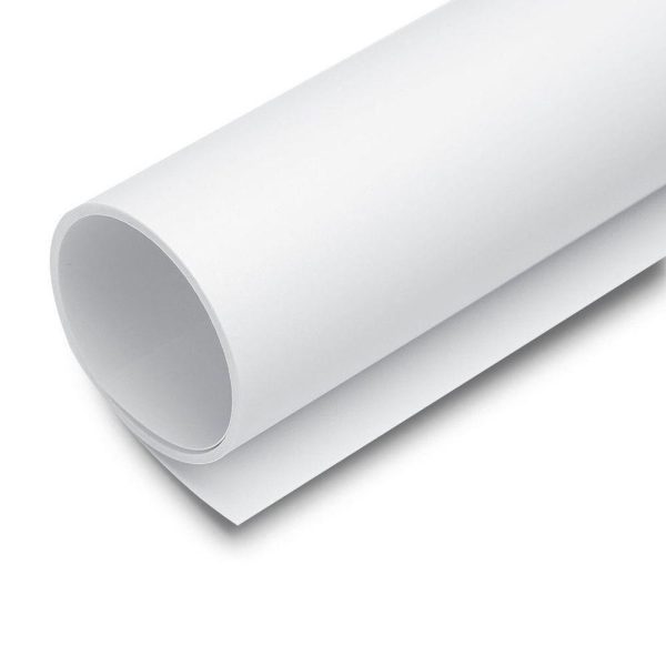 Fundo Infinito Fotográfico De Pvc 120x200Cm - YR77 - Branco