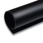 Fundo Infinito Fotográfico De Pvc 120x200Cm - YR77 - Preto