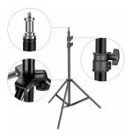 Tripé Iluminação Para Estúdio 2,8 Metros 5kg Tocha Softbox - Imagem 3