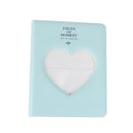 Álbum Fotos Para Instax Mini 9 11 Coração - 64 Fotos - Verde