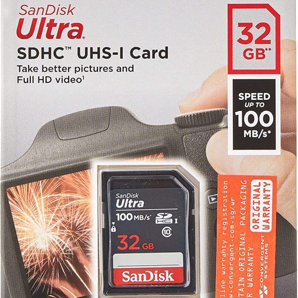 Cartão SDHC 32gb Sandisk Ultra 100mb/s