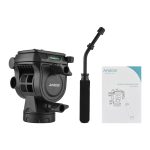 Cabeça Hidráulica Andoer Para Tripé Fluida Panorâmica - Imagem 6