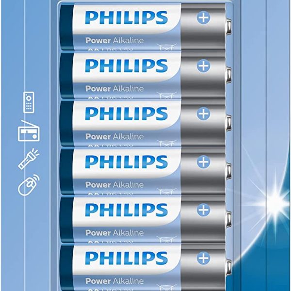 Pilhas Alcalina Philips 16 Unidades AA - Original