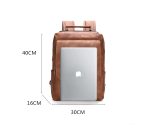 Mochila Bolsa Jeep 2009 Grande Couro - Marrom - Imagem 5