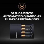 Carregador Duracell 4 Pilha Recarregável Aa 2500mah - Imagem 5