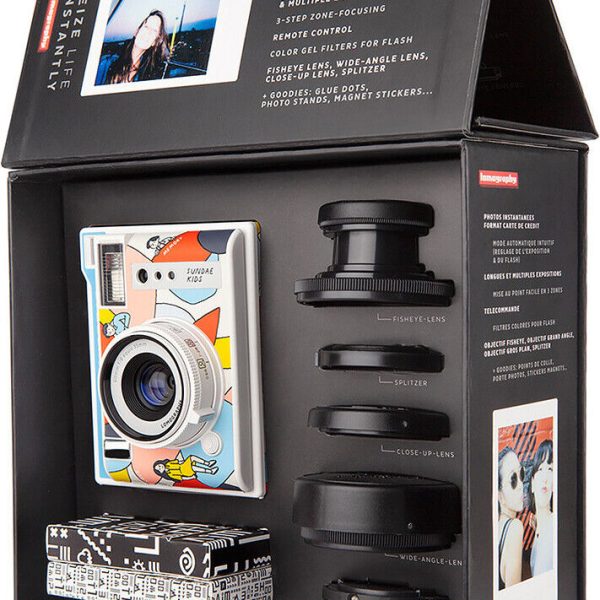Câmera Instantânea Lomography Lomo'Instant Com Lentes Kit