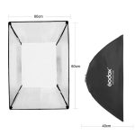 Softbox Godox 60x60cm Bowens Com Grid Bolsa Tochas - Imagem 5