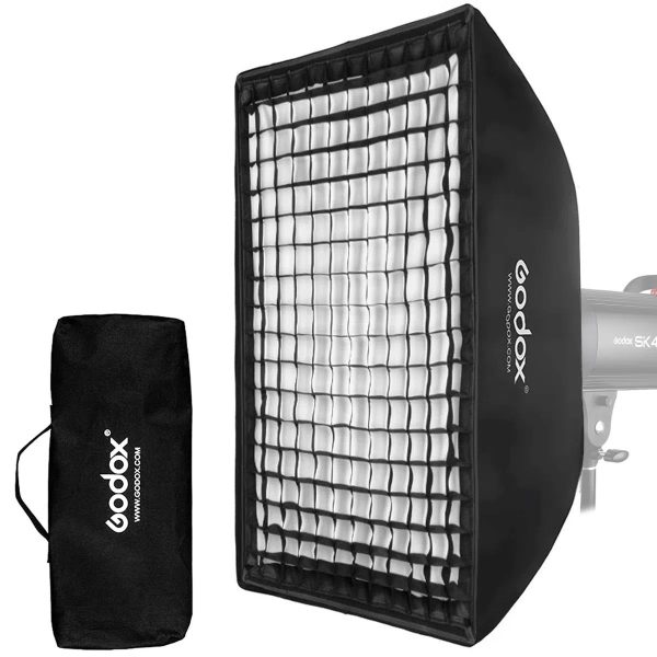 Softbox Godox 60x60cm Bowens Com Grid Bolsa Tochas