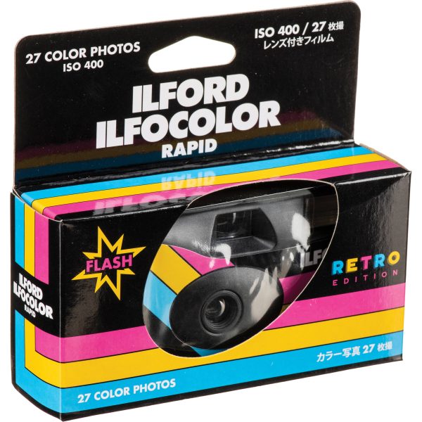 Câmera Descartável Ilfocolor Rapid Retro - 27 Fts