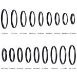 Kit 18 anéis K&F Concept adaptadores de diâmetro StepUp Down - Imagem 5