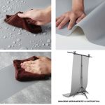 Fundo Infinito Fotográfico De Pvc 120x200Cm - YR77 - Cinza - Imagem 3