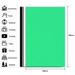 Suporte Fundo Infinito Fotográfico B2030 Com Fundo - Verde - Imagem 5