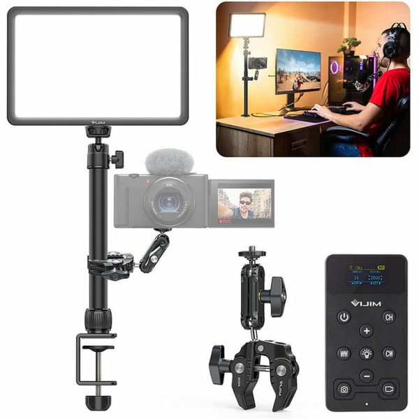 Kit Iluminador Vijim K12 Pro Desktop Live Stream Key Light