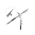 Tripé Girafa Estúdio C-stand Cromado Aço Inox Cs-330x - Imagem 3