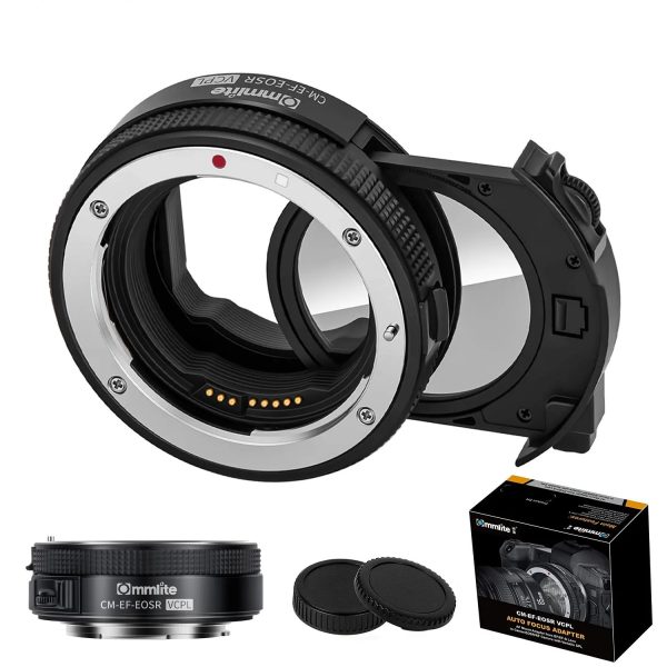 Adaptador Lentes Commlite CM-EF-EOSR VCPL Eletrônico