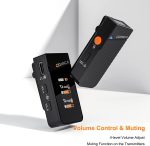 Microfone Wireless Comica Vimo C2 Lapela Duplo Sem fio - Imagem 4