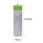 4 Pilhas Aa Recarregáveis Usb-c 700mah 3.7v Flash Câmera - Imagem 3