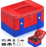 Bolsa Case Maleta Transporte P/ Nintendo Switch Oled Mario
