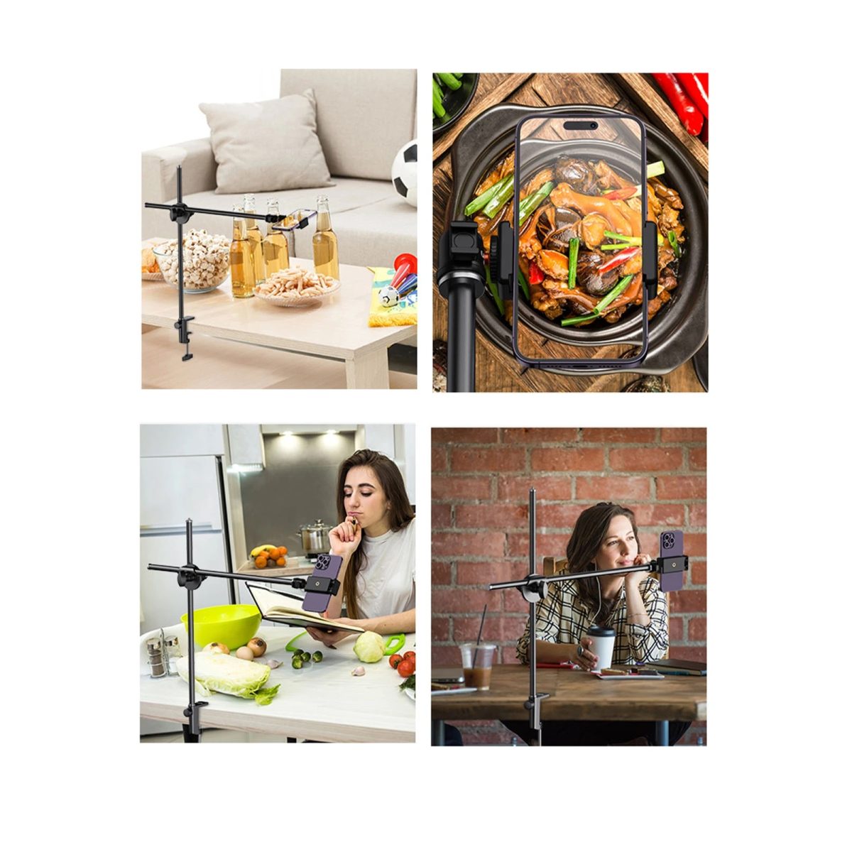 Braço Mágico Câmera Dslr Para Mesa Flexível Articulável BH-11 - Imagem 6