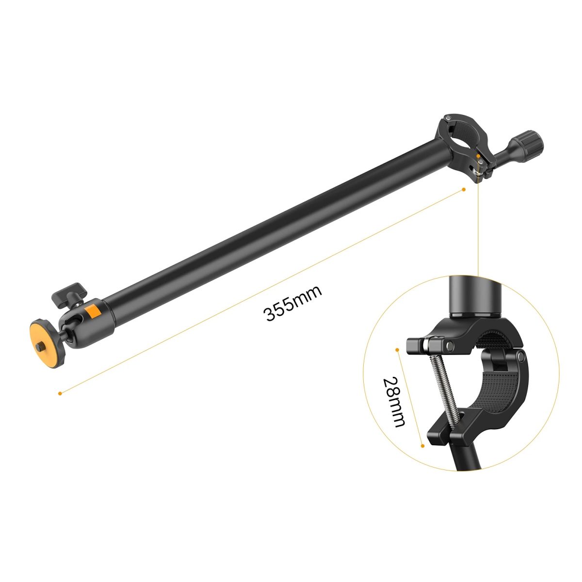 Braço Suporte Luz De Mesa Extensível Tripé Live Apoio Ls02a - Imagem 3