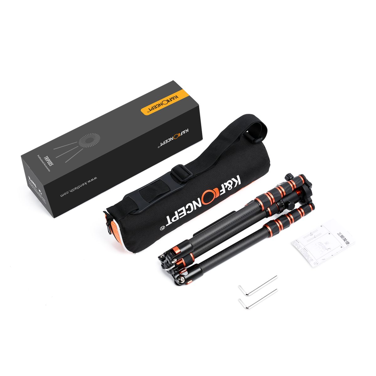 Tripé K&F Concept Ballhead 360º Fibra Carbono - KF09.077V3 - Imagem 6