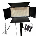 Kit 2x Iluminador Led 600 Com Tripé + Fonte Bicolor Sumita - Imagem 2