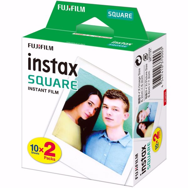 Filme Para Fujifilm Instax Square Instantâneo - 20 Poses