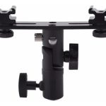 Suporte Duplo Para Flash Articulado P/ Tripé - E006