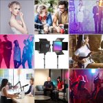 Kit Iluminação 2x Painéis LED Greika LL550RP RGB com Softbox - Imagem 6