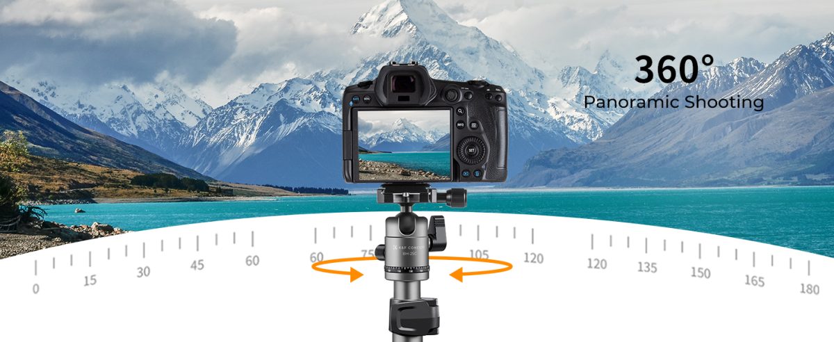 Tripé K&f Concept Ballhead 360 Graus De Alumínio - KF09.122 - Imagem 4