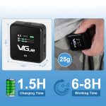 Microfone Lapela Duplo Portátil VeGue 2.4GHz Para Câmera - Imagem 2