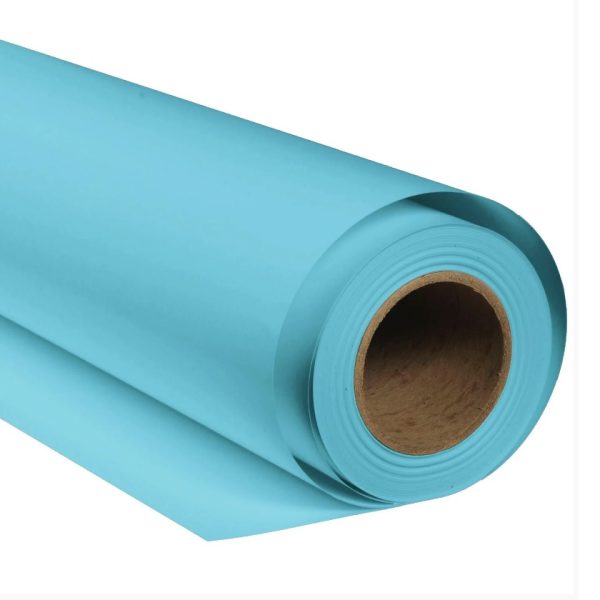 Fundo Infinito Fotográfico De Papel 2,00 X 5 Metros - Azul