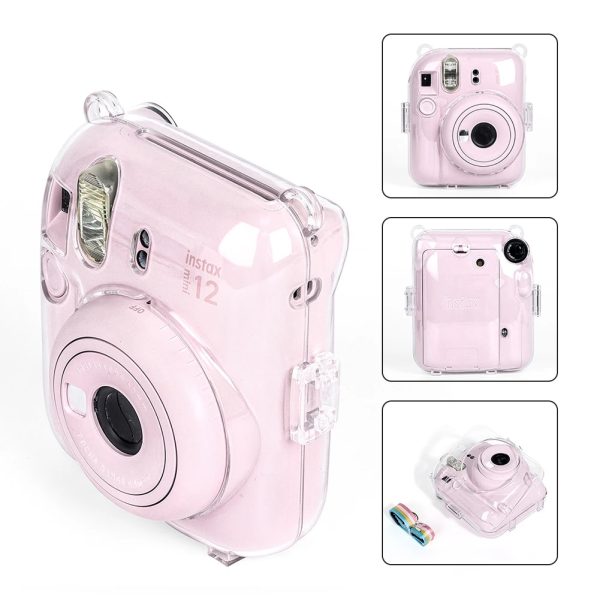 Case Capa Transparente Crystal Rígida Para Instax Mini 12