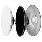 Refletor Prata Beauty Dish Bowens C/ Colmeia E Difusor 42cm - Imagem 2