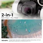 Filtro P/ Drone Dji Mini 3 Pro ND4＆PL K&F Concept KF01.2042 - Imagem 4