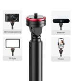 Suporte de Luz de Metal Ulanzi MT-54 com Suporte Smartphone - Imagem 5