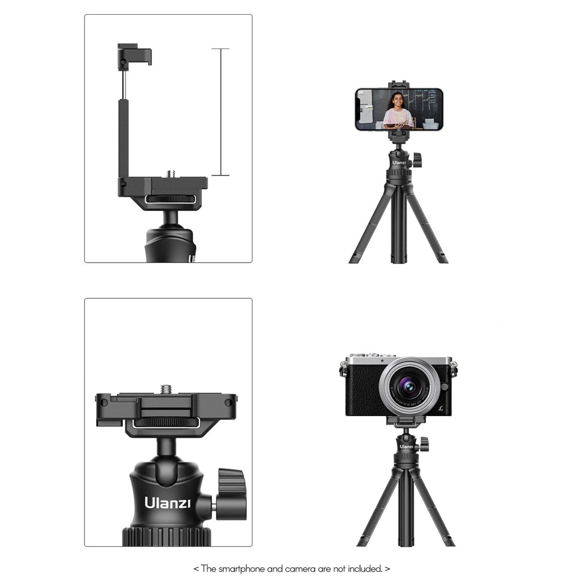 Tripé Ulanzi Mt-34 Portátil Extensível Selfie Stick - Imagem 4