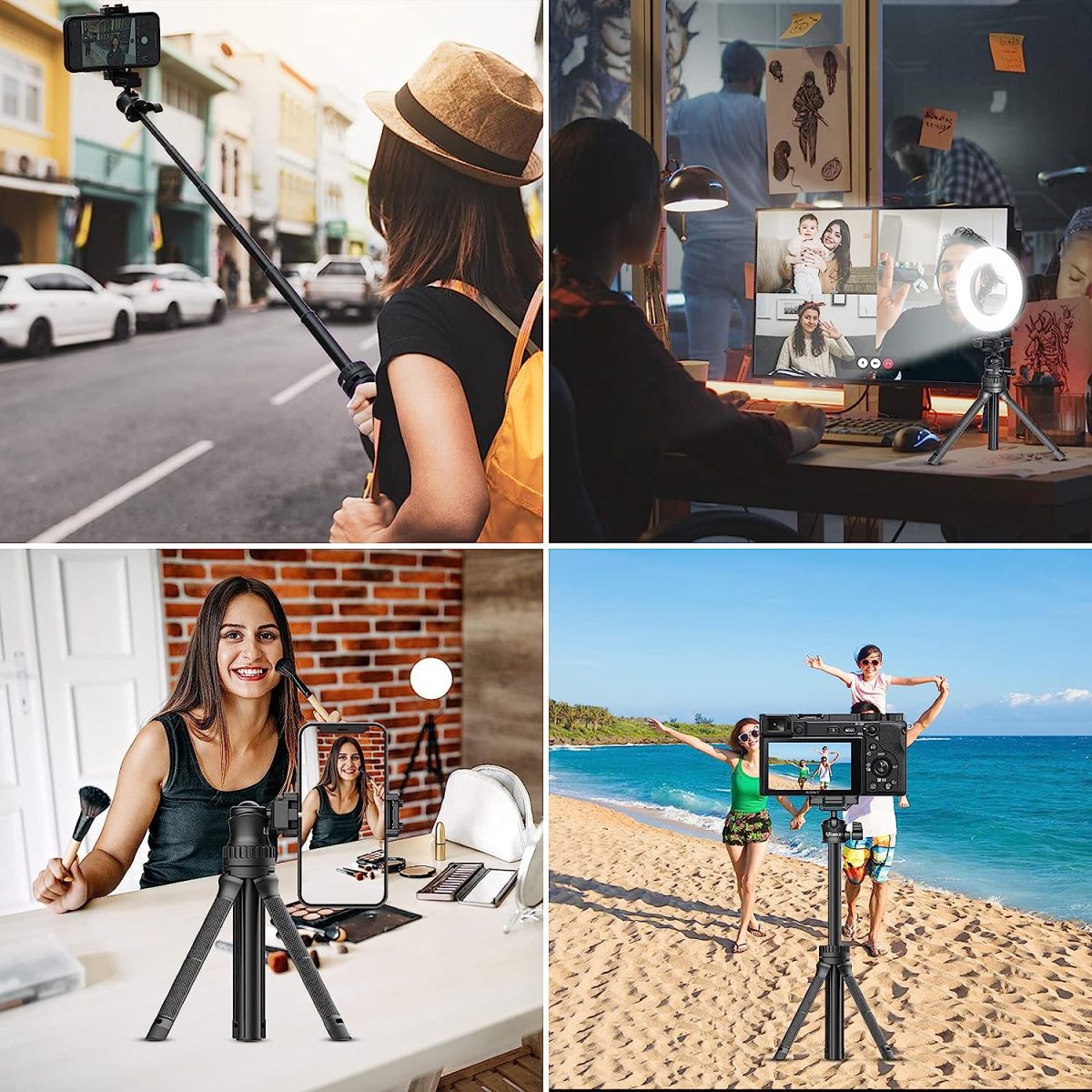 Tripé Ulanzi Mt-34 Portátil Extensível Selfie Stick - Imagem 7