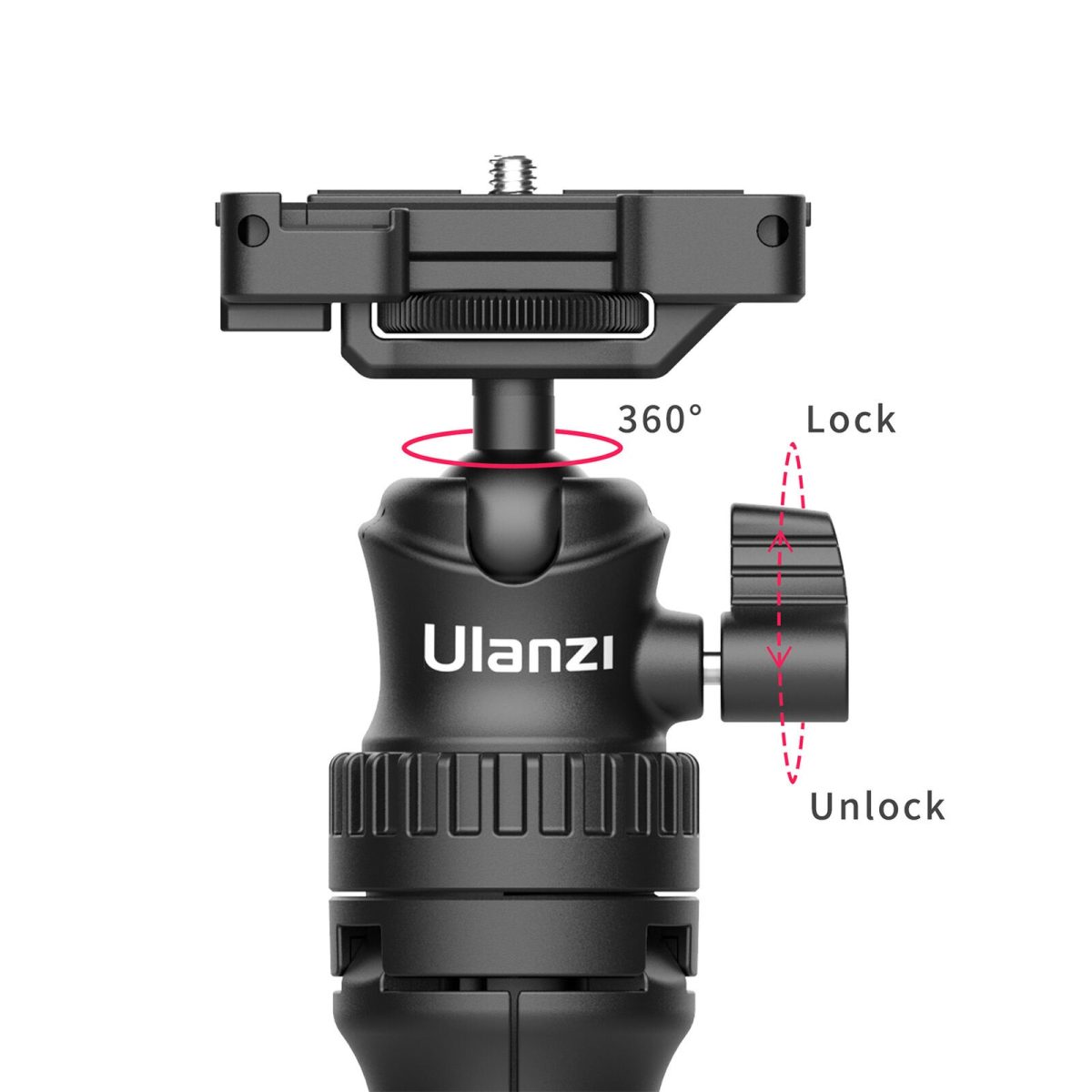 Tripé Ulanzi Mt-34 Portátil Extensível Selfie Stick - Imagem 6