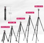 Tripé Alumínio Ulanzi Mt-55 Suporta 6kg 360º 1.6m Fluido - Imagem 6