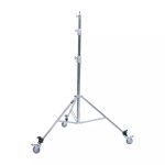 Tripé Iluminação Aço Inoxidável 2.8mts Fc-s288s Com Rodinhas