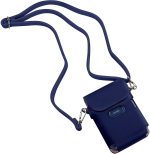 Case Bag Couro Para Instax Link Mini Portátil - Azul - Imagem 3