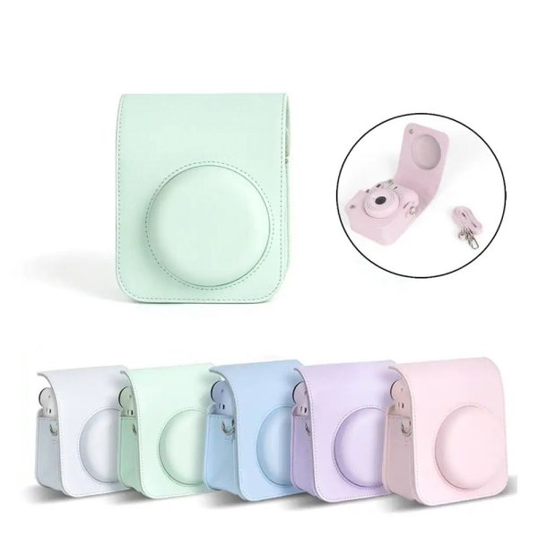 Capa / Case Proteção Bolsa Para Instax Mini 12 / 11 - Verde