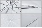 Sombrinha Difusora Branca Translúcida 108cm - Yr55 - Imagem 5