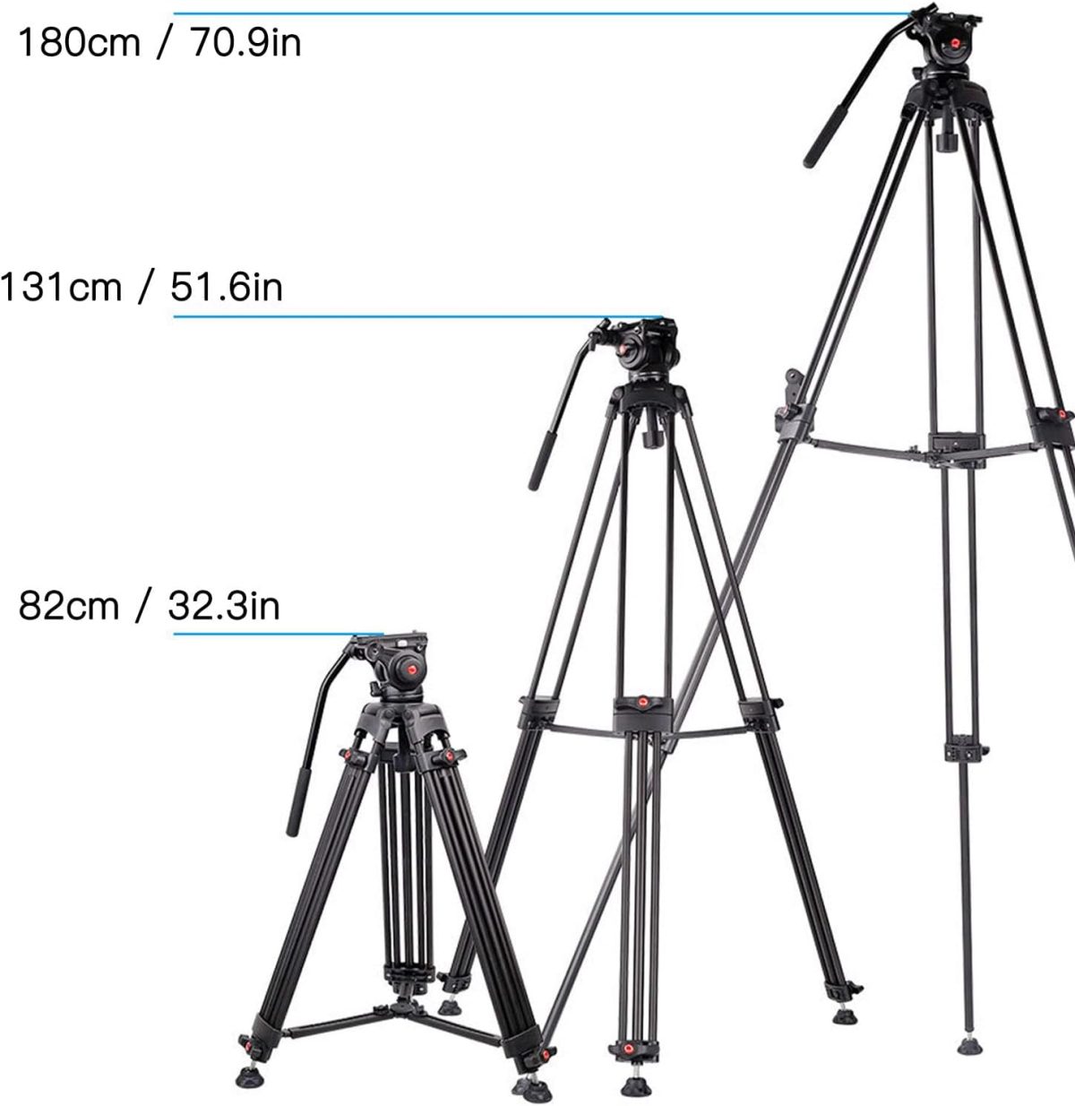 Tripé Profissional FG-7170 Para Dslr - Imagem 8