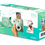 Kit Câmera Instax Mini 12 + 10 Filmes + Bolsa - Verde