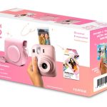 Kit Câmera Instax Mini 12 + 10 Filmes + Bolsa - Rosa